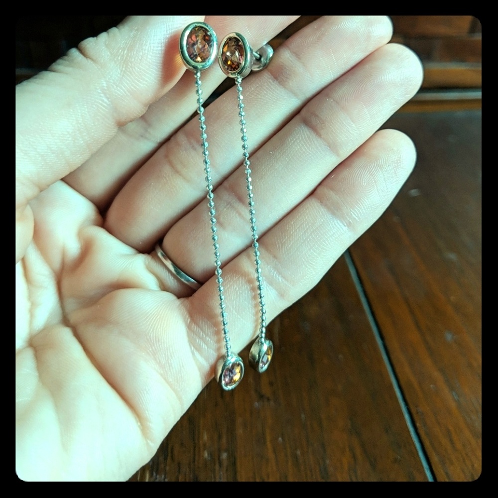 Dangling earrings